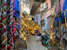 A crowded bazaar