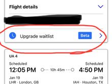 View of itinerary in my trips
