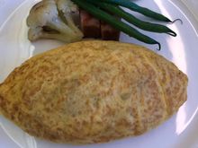 The omlet was pretty good but I think I was mostly too full to really enjoy it at this point. I think most people picky about their eggs would find this just fine. 