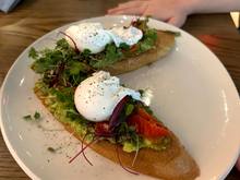 Avocado toast. 