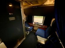 Half of Accessible Bedroom on a Superliner