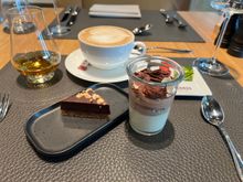 Chocolate Mousse, Cake, Cappuccino & Grand Marnier  