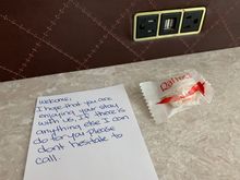 City view 1 king room 10th floor desk outlets and housekeeping note