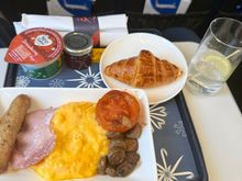 BA340 LHR NCE Breakfast
