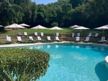 Regular swimming pool with deep end  (Open 24hrs)