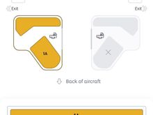 Seat 1A on the new A321LR aircraft 