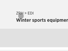 However there does seem to be a link within the flight add ons which allows to add ski equipment for no charge.