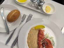 Allowed my partner to take the last lobster. Unsurprisingly we were given last choice, so was impressed that actually had one left. A few people seemed to skip much of dinner though. The lobster was pretty tasty from the little bit I tried, source decent too.