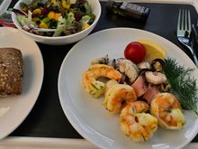 Shrimp was excellent, clam, octopus(?) was ok