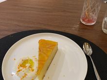 My favorite dessert so far: olive oil upside down orange cake- not too sweet