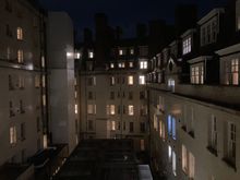 View from the window nighttime