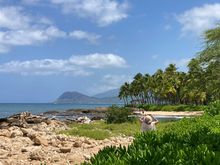 The enchanted lagoon, north of the Four Seasons, is still accessible if you want to use its beach, go snorkeling and evade the crowds.