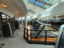The gym is well equipped and not heavily visited