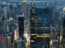 View from Hudson Yards …