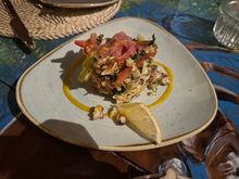 creole style octopus salad
