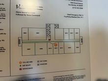 30th floor plan, showing several suites. I think this floor is unusual in having suites. Most floors of this 34-floor hotel only have identically sized rooms. The end rooms don't even have side windows, so they're just like other rooms. As an elite member, I've always been "upgraded" to a high floor, but not to a suite. 