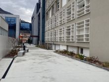 The entrance on the backside. 