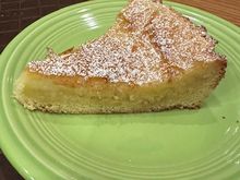 Lemon Gooey Butter Cake made with lemons from our backyard tree. 