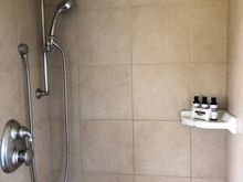 Apparently renovated shower 