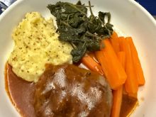 I couldn’t finish the beef.  Overcooked and had zero flavor.  