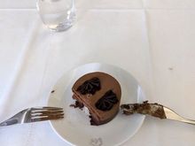 The dessert: just... heaven. It doesn't look so great but it was incredible.