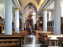 Interior of the Marienbaum church 