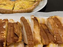 Halal quiche and croque monsieur 