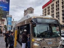 You get off the bus outside Horseshoe