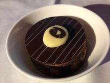 Chocolate and mixed berry torte