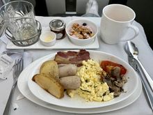 I'd already eaten some of the egg and mushrooms before remembering to take a photo