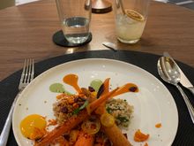 Roasted heirloom carrots 