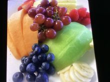What the fruit plates used to look like