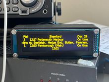 ….a real time mini train indicator (as per station) that can be changed to any station in the UK…