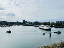 View of the Coho ferry from Port Angeles