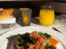 Kale & Tomato Frittata. 
