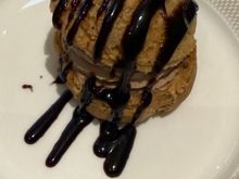 Caramel chou - a bit creamier than need be and not enough chocolate but not bad