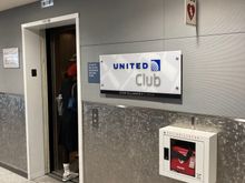 Elevator from concourse to club ..... there are stairs but i was unsure if using those would trigger a security breach of reaching a restricted area .....