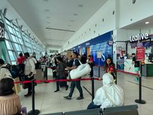 Boarding was orderly. We decided to board last to minimise standing around.