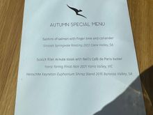 Special menu 