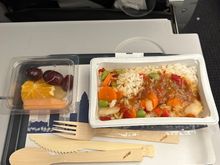 Pre landing light meal