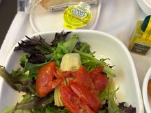 Salad (from the main menu) and dietetic bread/spread.