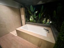Outside bathtub