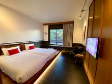Twin bedroom, more like full size beds