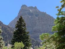 Peaks at the trail head