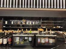 Bar selection with more buffet behing