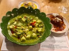 Pistachio gnocchi !