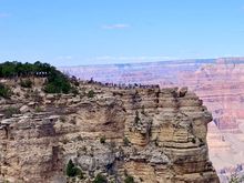 This picture serves to remind me that while I was only a mile from the visitor center in complete solitude, the majority of people visiting the Grand Canyon don’t travel very far from the parking lot. 