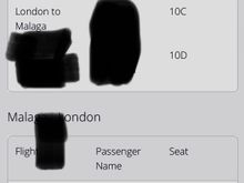 This was  from today, first time I’ve received this one. 

Both seat bookings were via the app. 