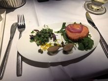 Smoked salmon ballotine
