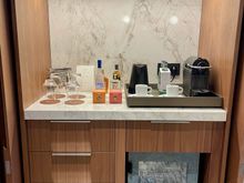Minibar and coffee station